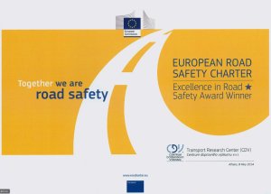 Excellence road safety award to Czech transport research centre