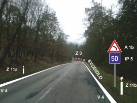 Příklady návrhů jednoduchých opatření Úsek-Tetčice – Kývalka - sil.-II 394
