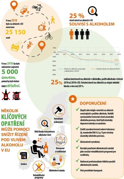 TZ: Nulová tolerance alkoholu by mohla na silnicích ročně zachránit až 5 000 životů #1