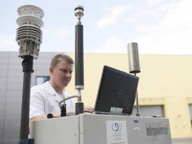 Měření kvality ovzduší měřícím systémem Airpointner